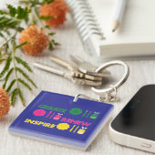 Porte-clés Artsy Spring Knolling Keychain (Devant Droit)