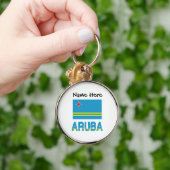 Porte-clés Aruba and Aruban Flag Personalized (Main)