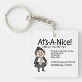 Porte-clés A's-A-Nice ! Restaurant, Broadview, IL (Devant)