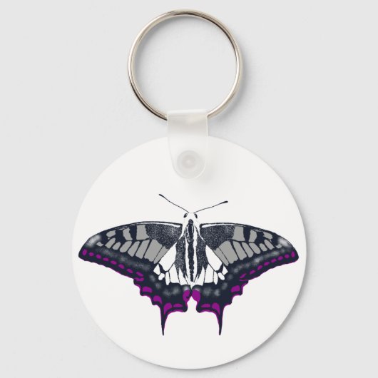 Porte-clés Asexual Flag Swallowtail (Recto)