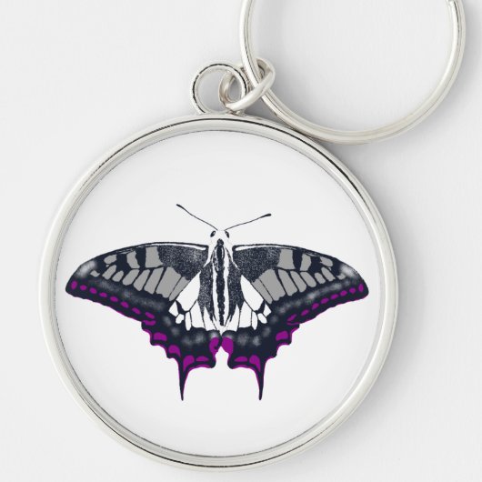 Porte-clés Asexual Flag Swallowtail (Devant)