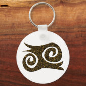 Porte-clés Ashanti Symbol Mut Adinkra (Recto)