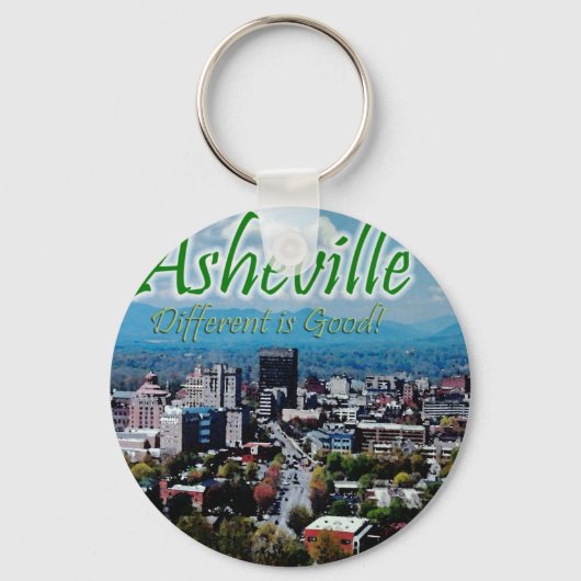 Porte-clés Asheville...Différent est bon ! (Recto)