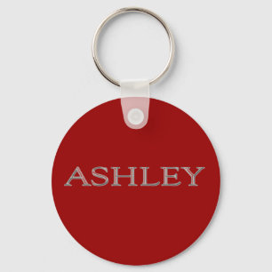 Porte-clés Ashley a personnalisé le nom