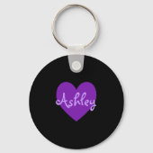 Porte-clés Ashley en violet (Recto)