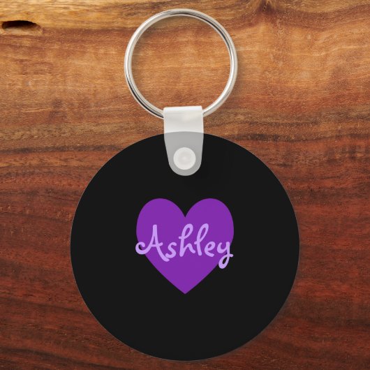 Porte-clés Ashley en violet (Recto)