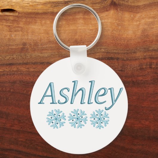 Porte-clés Ashley Snowflake (Recto)