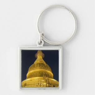 Porte-clés Asie, Mayanmar, Yangon, temple bouddhiste à