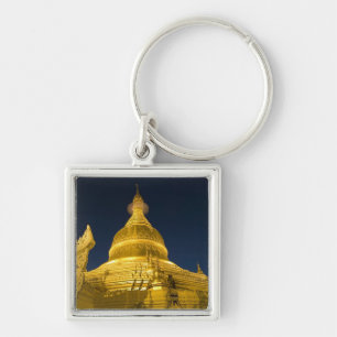 Porte-clés Asie, Maynmar, Yangon, temple bouddhiste à Yangon