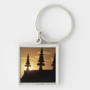 Porte-clés Asie, Népal, Katmandou. Stupa de Bouddhanath.