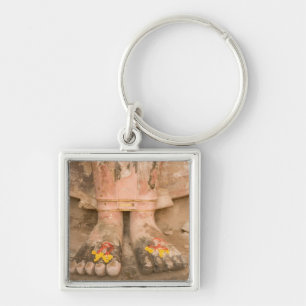 Porte-clés Asie Thaïlande, Sukhothai, pieds de Bouddha et