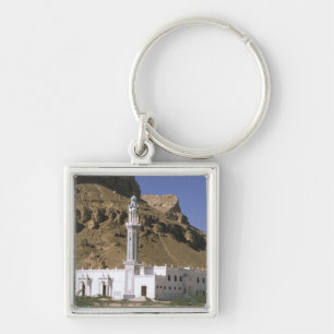 Porte-clés Asie, Yémen, Tarim. Mosquée blanche.