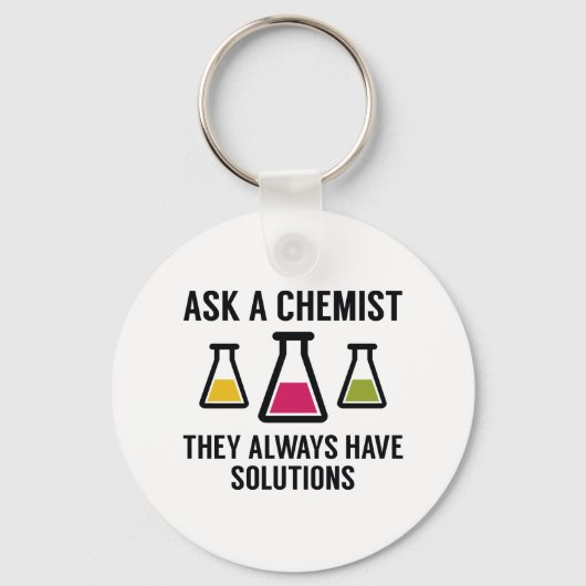 Porte-clés Ask A Chemist (Recto)