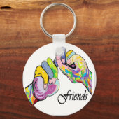 Porte-clés ASL Friends (Recto)