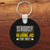 Porte-clés ASL Sérieusement auditive Aide Signale Langue Sour (Verso)