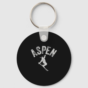 Porte-clés Aspen Co Ski Colorado Cool Aspen Skiing Co Hiver