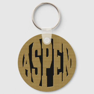 PORTE-CLÉS ASPEN - OR