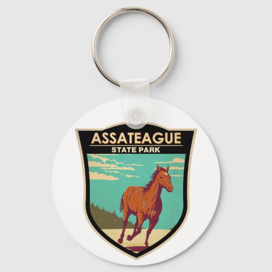 Porte-clés Assateague State Park Maryland Badge (Recto)