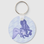 Porte-clés Assis Mermaid bleu (Recto)