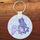 Porte-clés Assis Mermaid bleu (Recto)