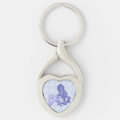 Porte-clés Assis Mermaid bleu (Devant)