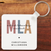 Porte-clés Assistant de laboratoire Médicale MLA personnalisé (Verso)