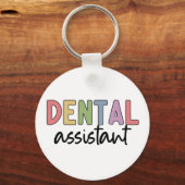 Porte-clés Assistant dentaire | Cadeaux pour dentiste adjoint (Recto)
