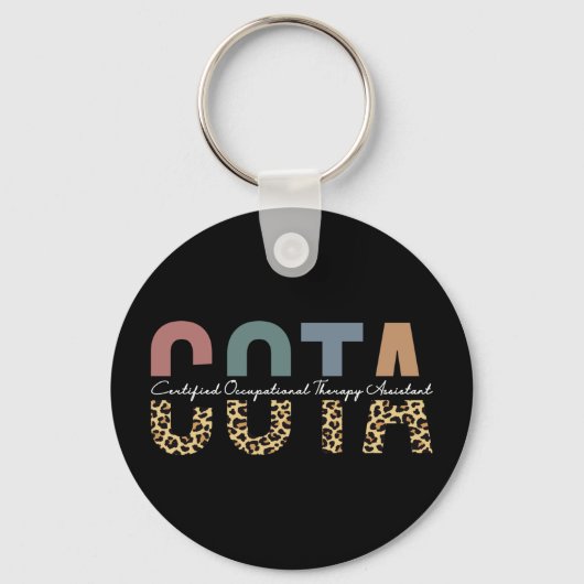 Porte-clés Assistant en ergothérapie certifié COTA (Recto)