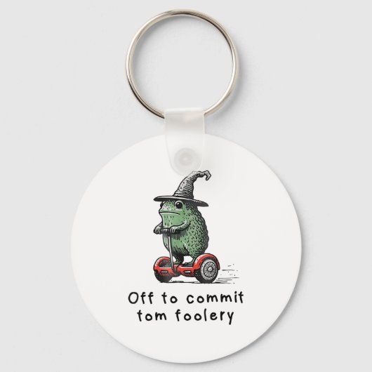 Porte-clés Assistant Grenouille Whimsical Désactivé Pour Enga (Recto)