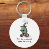 Porte-clés Assistant Grenouille Whimsical Désactivé Pour Enga (Recto)