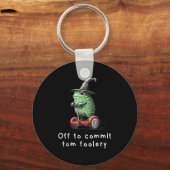 Porte-clés Assistant Grenouille Whimsical Désactivé Pour Enga (Recto)