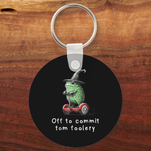 Porte-clés Assistant Grenouille Whimsical Désactivé Pour Enga (Recto)