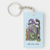 Porte-clés Assistant Imaginaire Dragon violet (Devant)