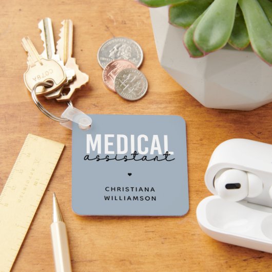 Porte-clés Assistant Médicale personnalisé | Cadeau de l'assi (Bureau)