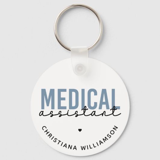 Porte-clés Assistant Médicale personnalisé MA | Assistant cli (Recto)