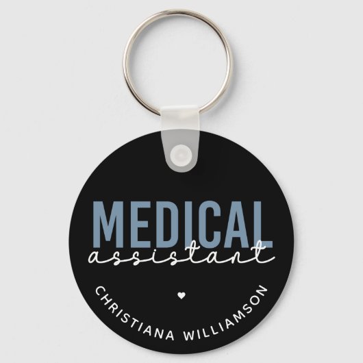 Porte-clés Assistant Médicale personnalisé MA | Assistant cli (Recto)