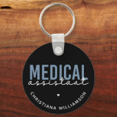 Porte-clés Assistant Médicale personnalisé MA | Assistant cli (Recto)