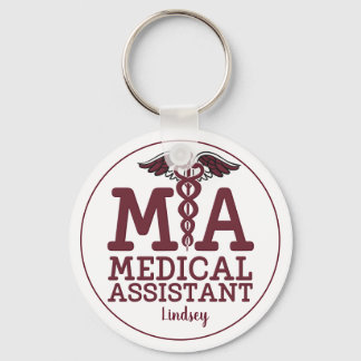 Porte-clés Assistant Médicale personnalisé Porte - clé Bourgo