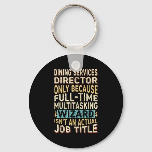 Porte-clés Assistant Multitâche du directeur des services de (Recto)