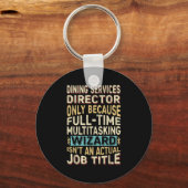 Porte-clés Assistant Multitâche du directeur des services de (Recto)
