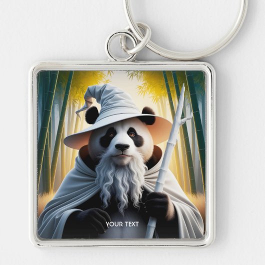Porte-clés Assistant Vieux Panda Imaginaire (Devant)