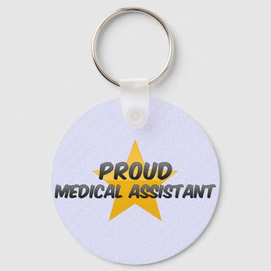 Porte-clés Assistante Médicale fière (Recto)