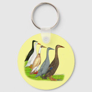Porte-clés Assortiment de canard coureur