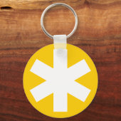 Porte-clés Asterisk - Ambre (Recto)