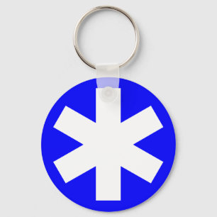 Porte-clés Asterisk - Bleu