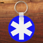 Porte-clés Asterisk - Bleu (Recto)