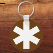 Porte-clés Asterisk - Brown (Recto)