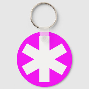 Porte-clés Asterisk - Magenta