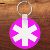Porte-clés Asterisk - Magenta (Recto)