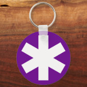 Porte-clés Asterisk - Violet (Recto)